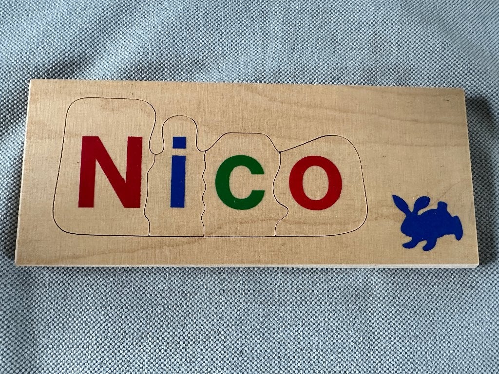 Puzzeltje Nico, Kinderen en Baby's, Speelgoed | Houten speelgoed, Ophalen of Verzenden