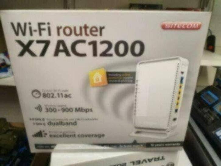 Sitecom x7 ac1200 router, Router, Zyxel & Sitecom, Ophalen of Verzenden, Eiberstraat 9 te Dokkum
