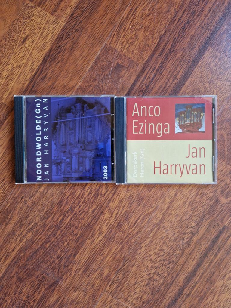 CD's Jan Harryvan orgel Noordwolde en Haren - prima staat, Ophalen of Verzenden, Modernisme tot heden, Zo goed als nieuw, Overige typen
