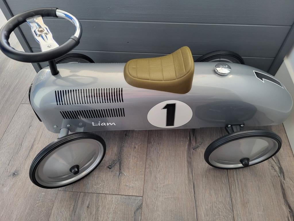 Retro loopauto, Kinderen en Baby's, Speelgoed | Buiten | Voertuigen en Loopfietsen, Ophalen, Loopfiets