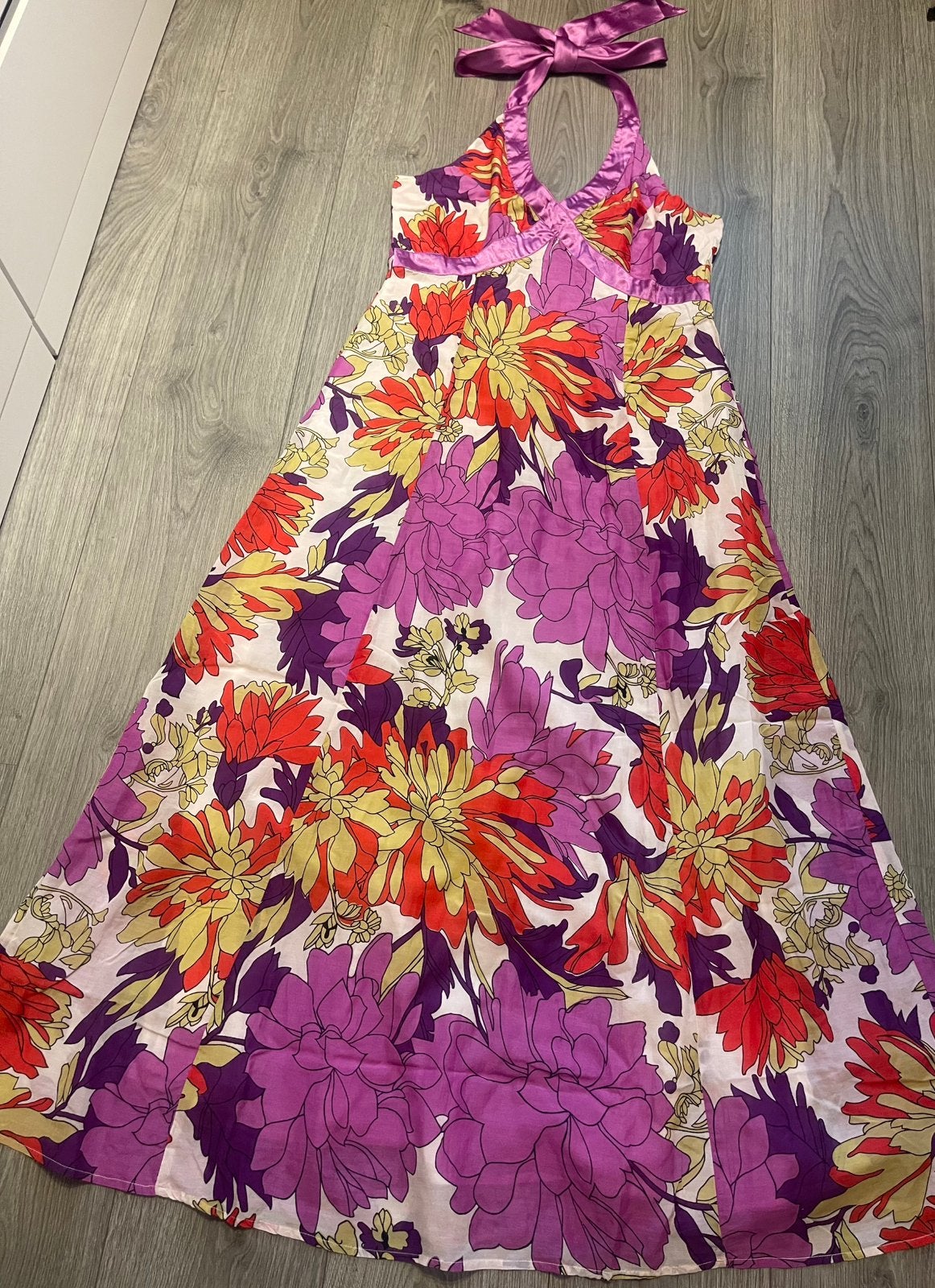 Steps zomerse maxi jurk maat 42, Kleding | Dames, Maat 42/44 (L), Ophalen of Verzenden, Zo goed als nieuw, Roze