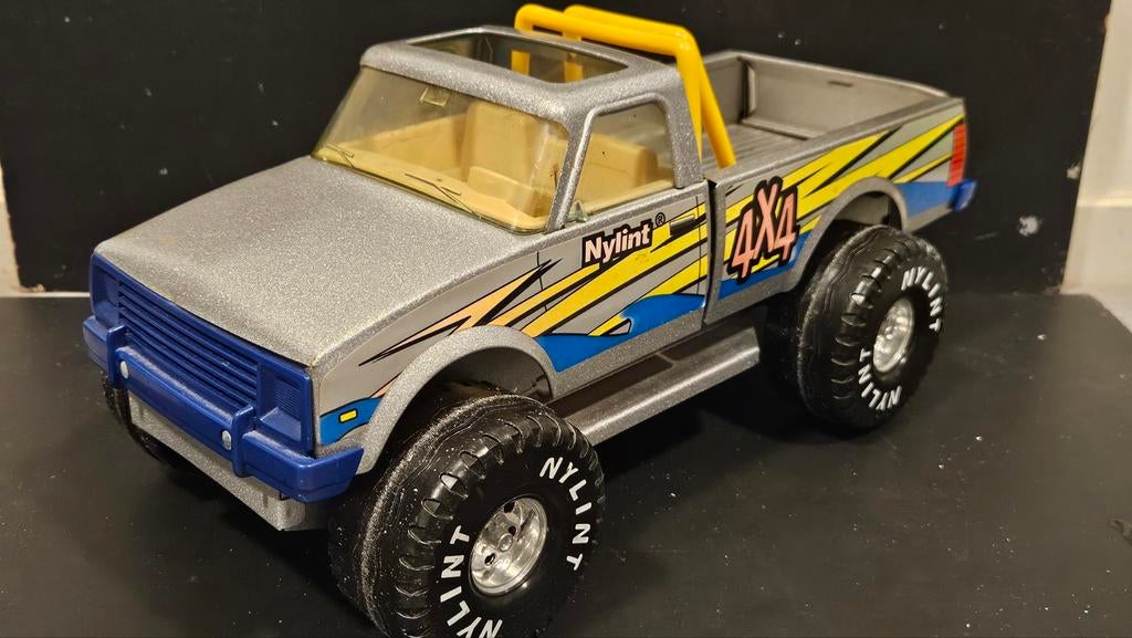 Blikken jeep 4x4 nylint 36 cm, Antiek en Kunst, Ophalen of Verzenden