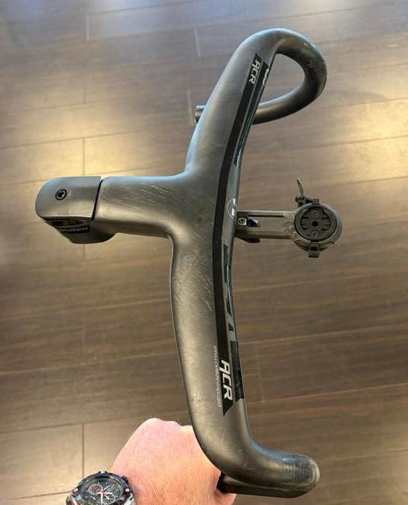 Vision Metron 5D ACR Integrated 3K carbon cockpit, 400 130mm, Stuur, Vision, Ophalen of Verzenden, Zo goed als nieuw