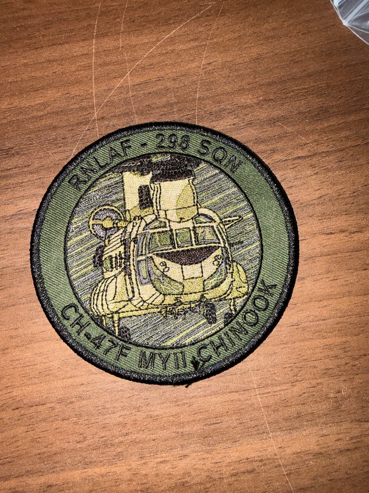 RNLAF 298 SQN CH-47F MYII Chinook Patch, Verzenden, Zo goed als nieuw