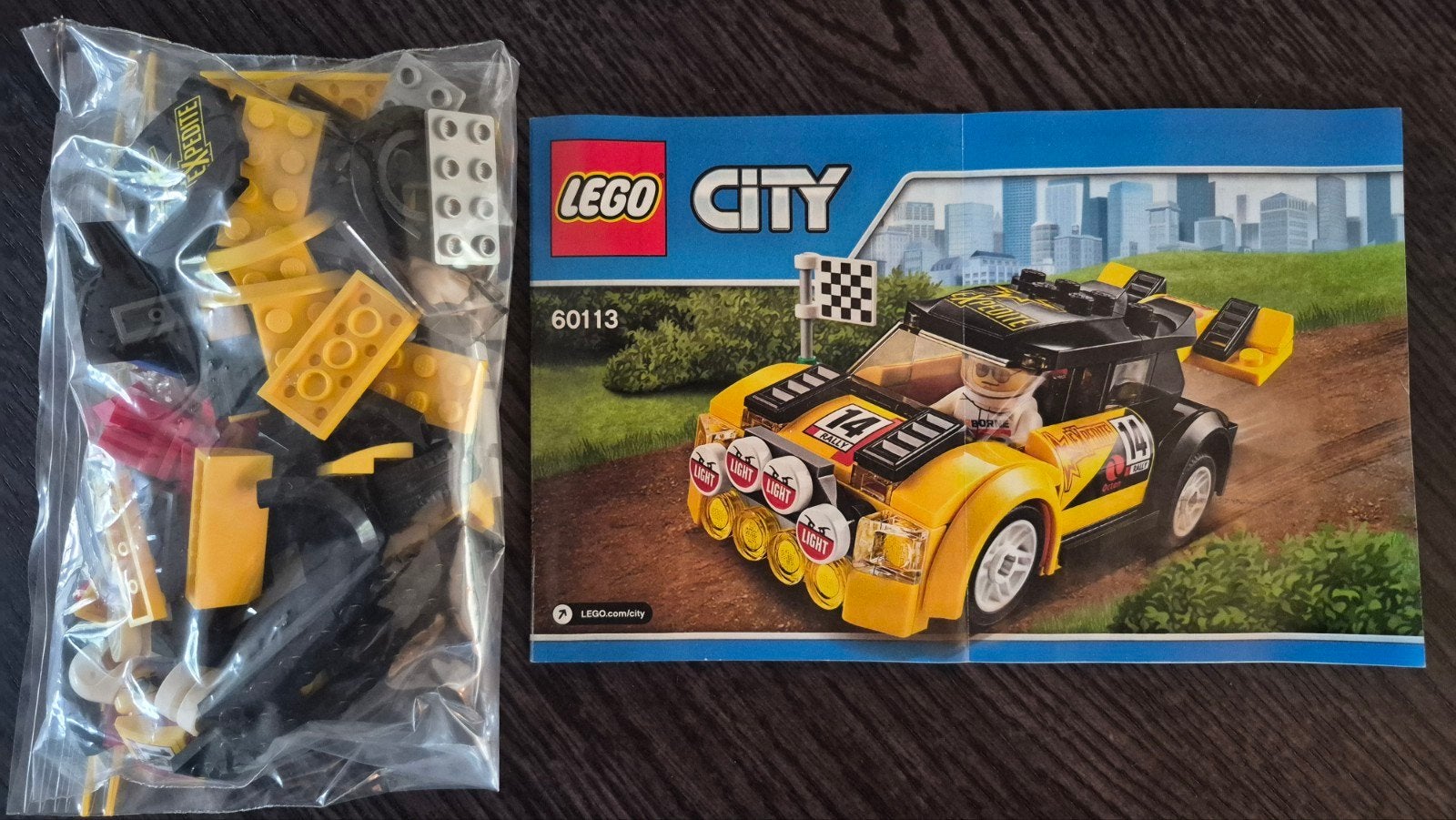 LEGO City Rallywagen 60113, Ophalen of Verzenden, Nieuw