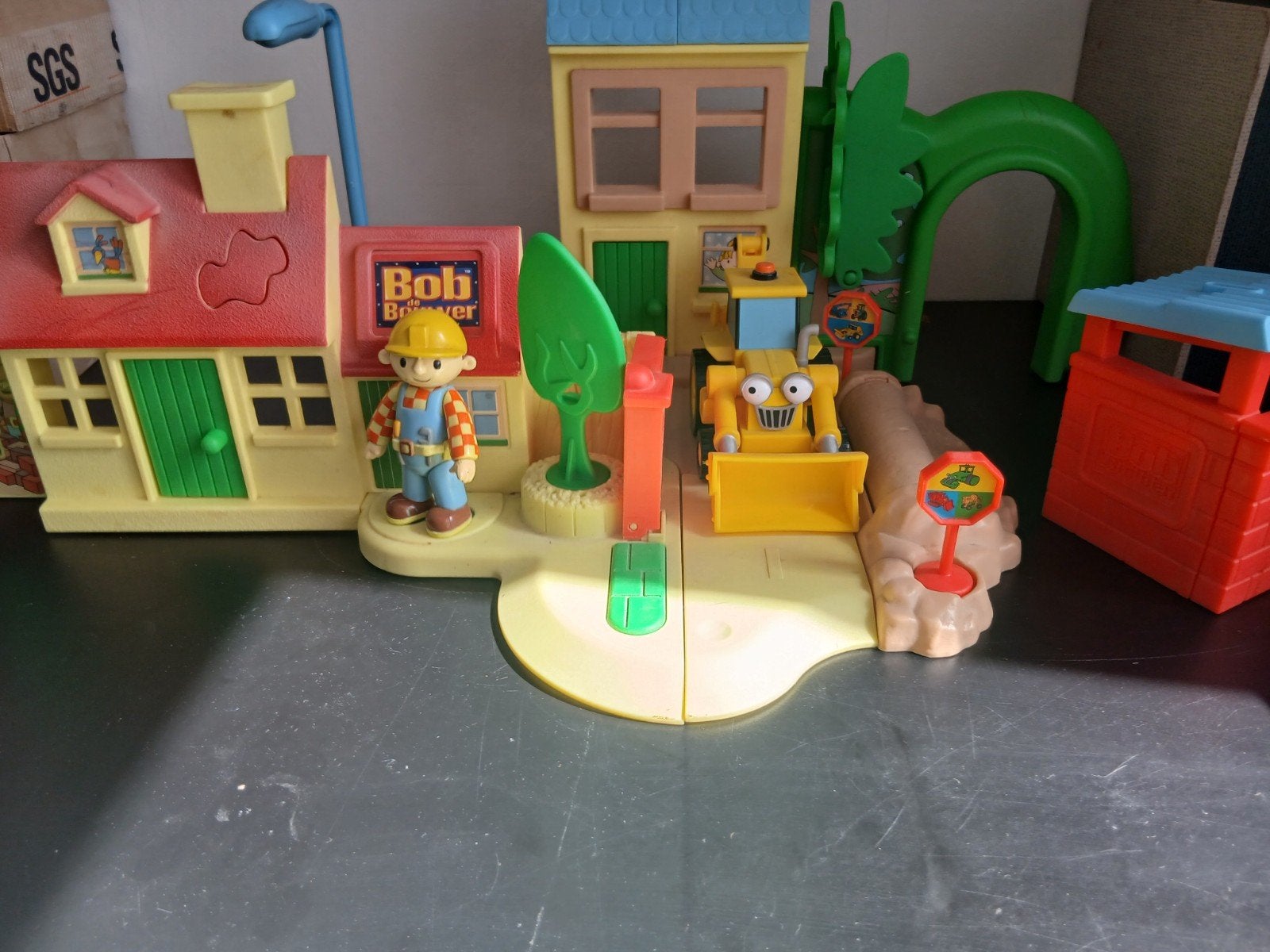 Bob de Bouwer speelset met figuren en accessoires, Ophalen of Verzenden, Gebruikt