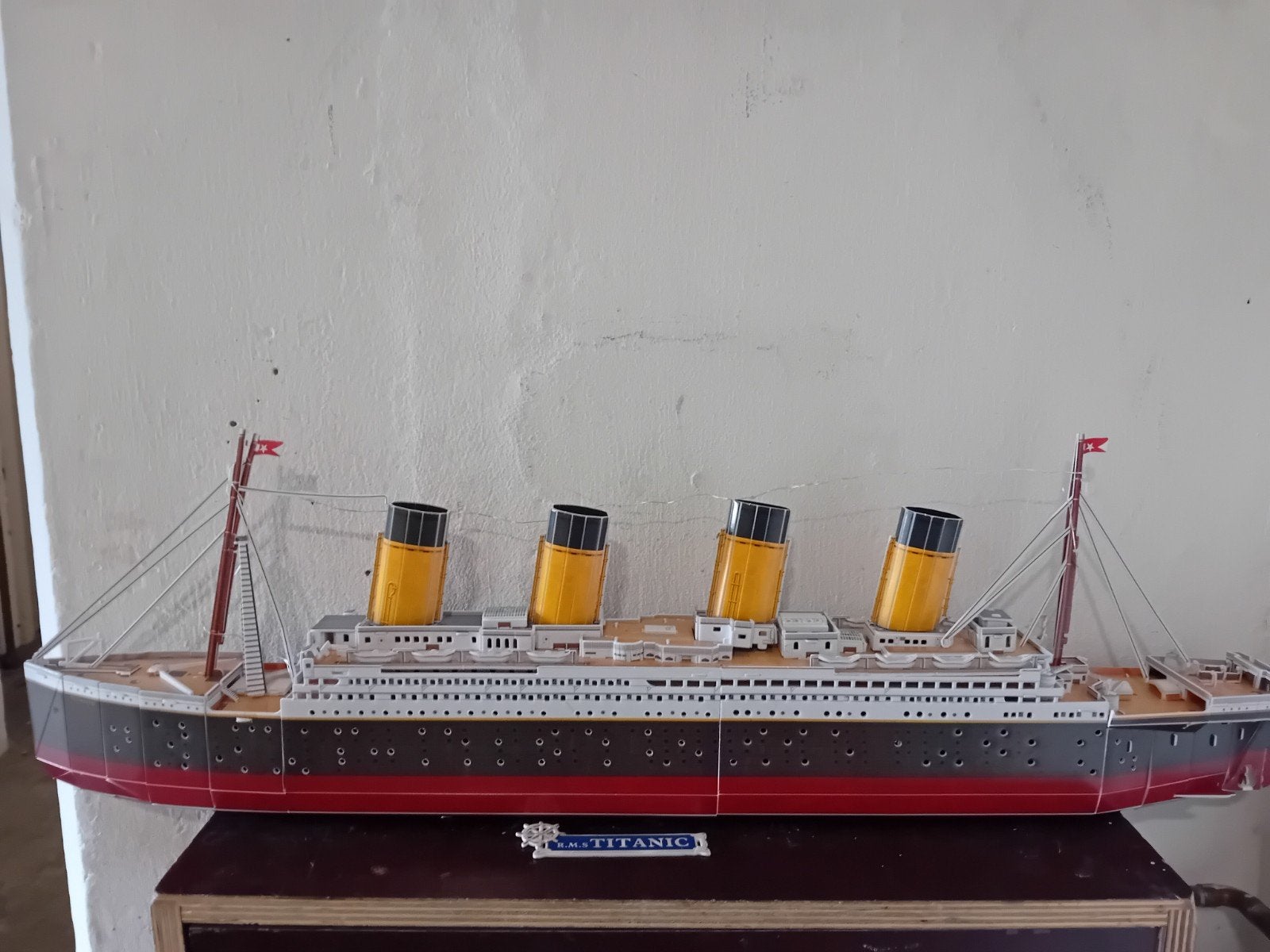 Titanic boot van karton - 87cm lang, Ophalen of Verzenden, Gebruikt, Overige merken