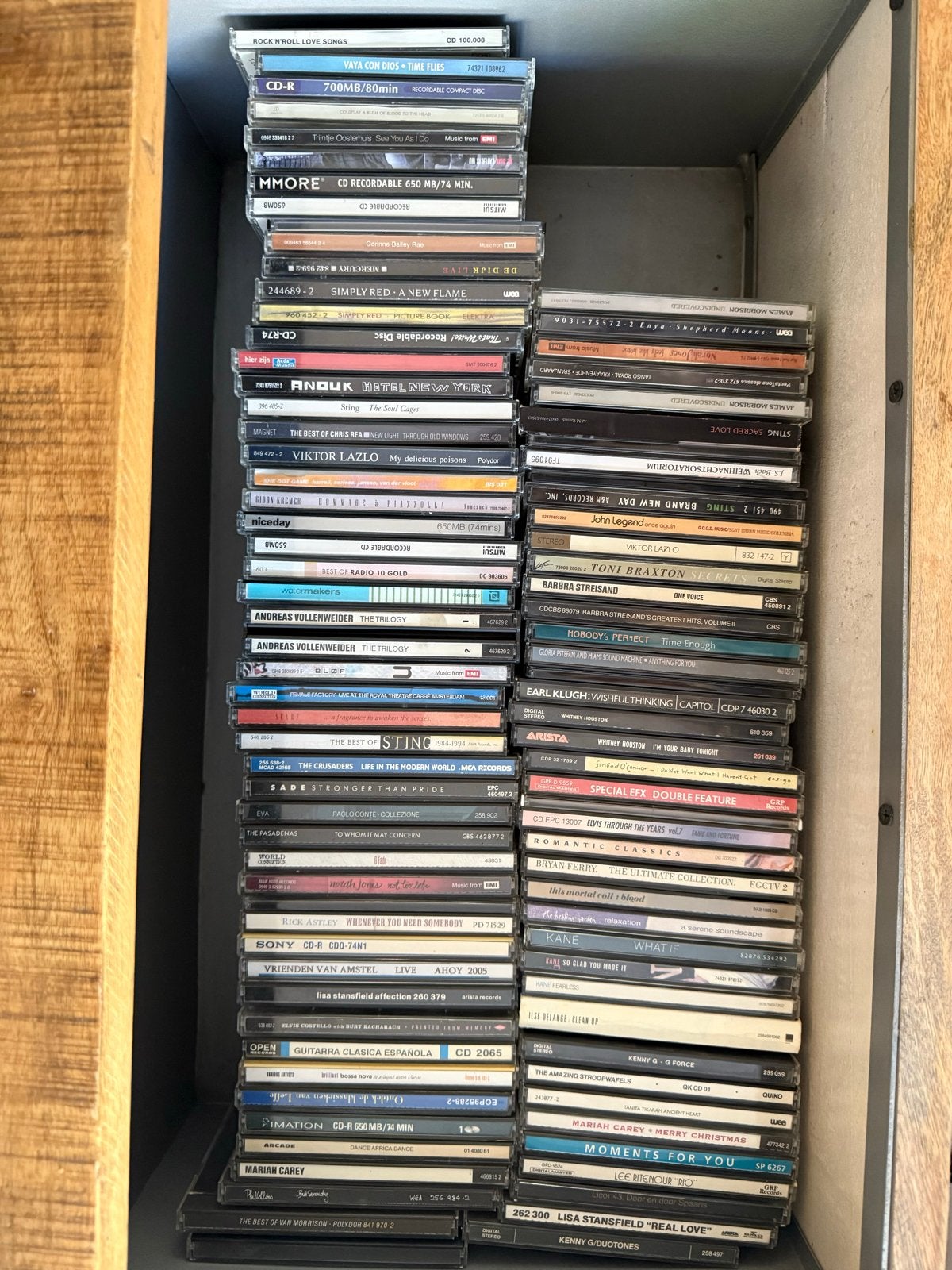 Collectie diverse cd's van verschillende artiesten, Ophalen, Gebruikt, Pop, Inclusief doosje