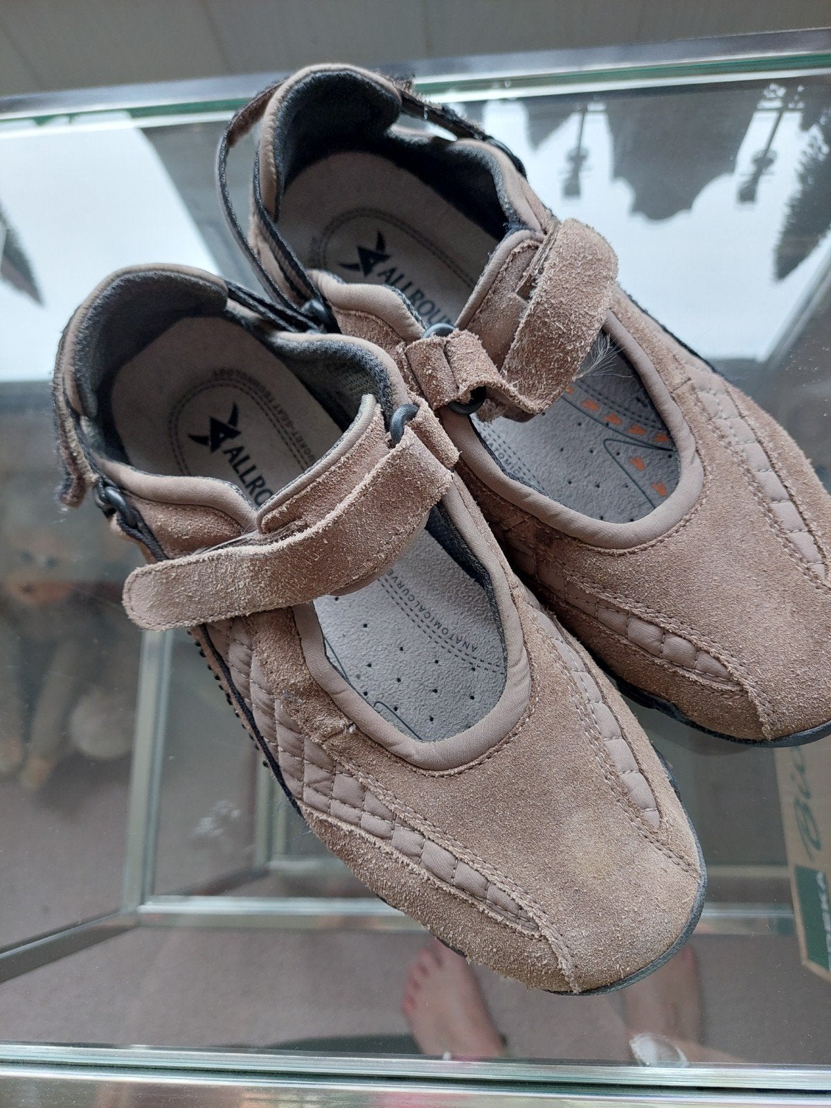 Mephisto Allrounder zomer schoenen maat 45, Ophalen, Bruin, Overige typen, Allrounder by Mephisto