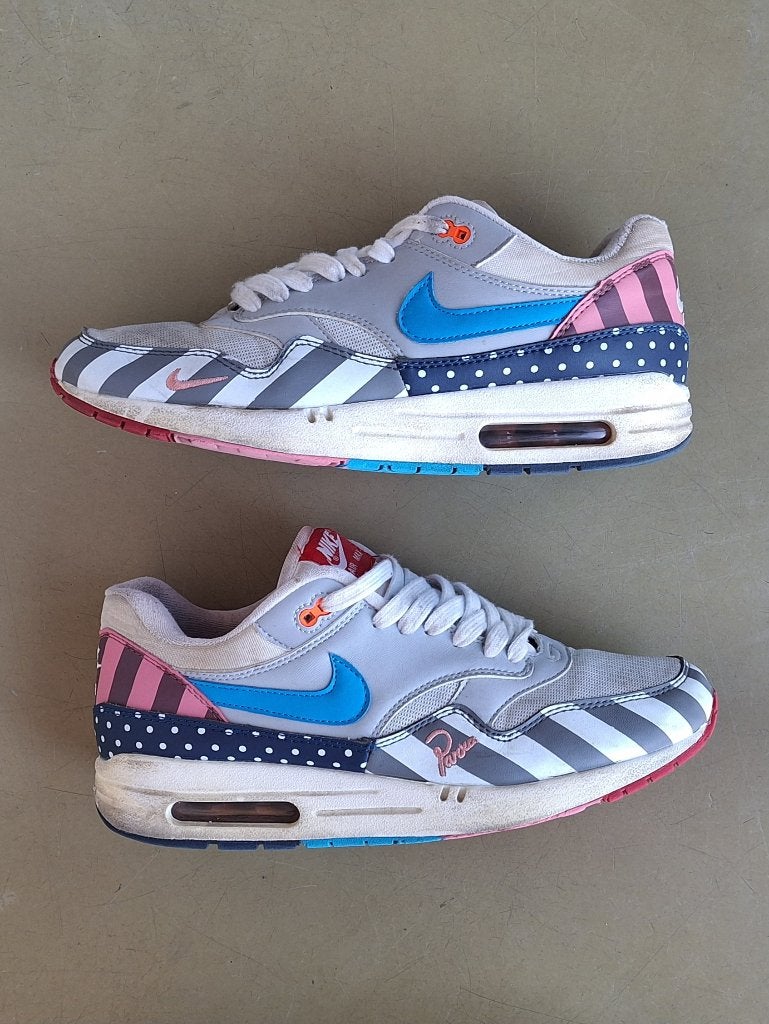 vintage Nike Air Max 1 Parra designer schoenen sneakers m 44, Nike air max, Overige kleuren, Ophalen of Verzenden, Sneakers of Gympen