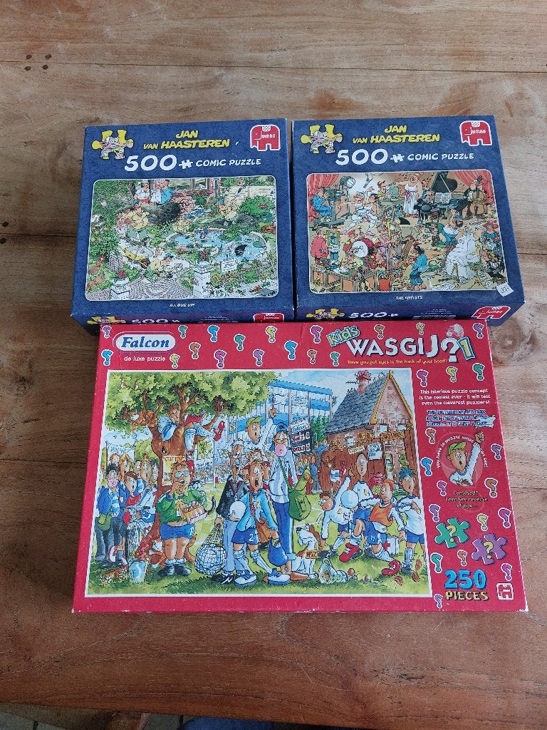 Puzzels, Ophalen, 500 t/m 1500 stukjes, Gebruikt, Legpuzzel