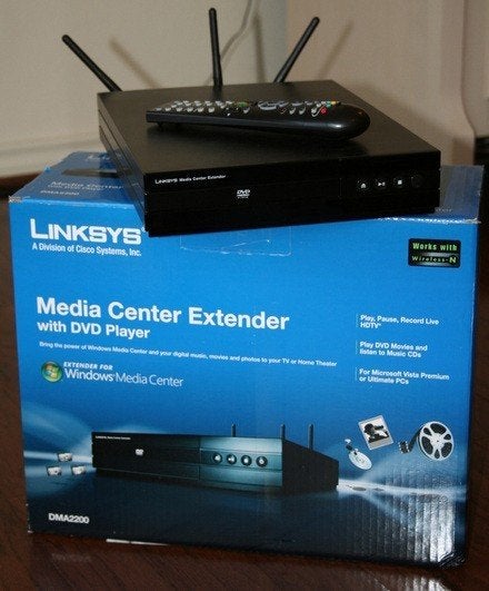 Linksys Media Center Extender DMA2200, Computers en Software, Routers en Modems, Ophalen of Verzenden, Gebruikt, Router, Linksys