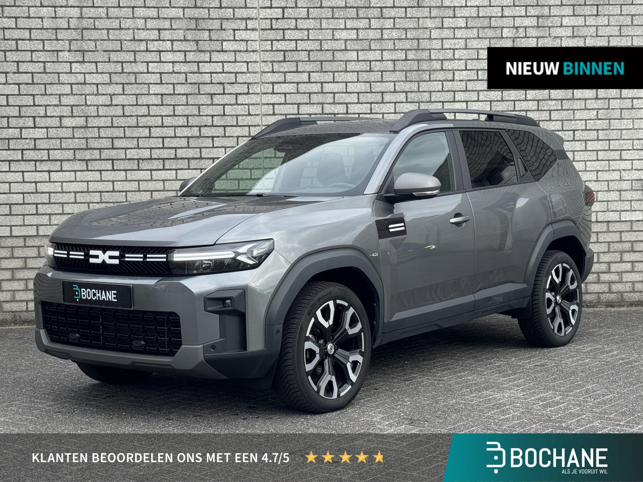 Dacia Bigster 1.8 Hybrid 155 Launch Edition | 360° Camera |, Auto's, Stof, Gebruikt, Met garantie (alle), Bedrijf