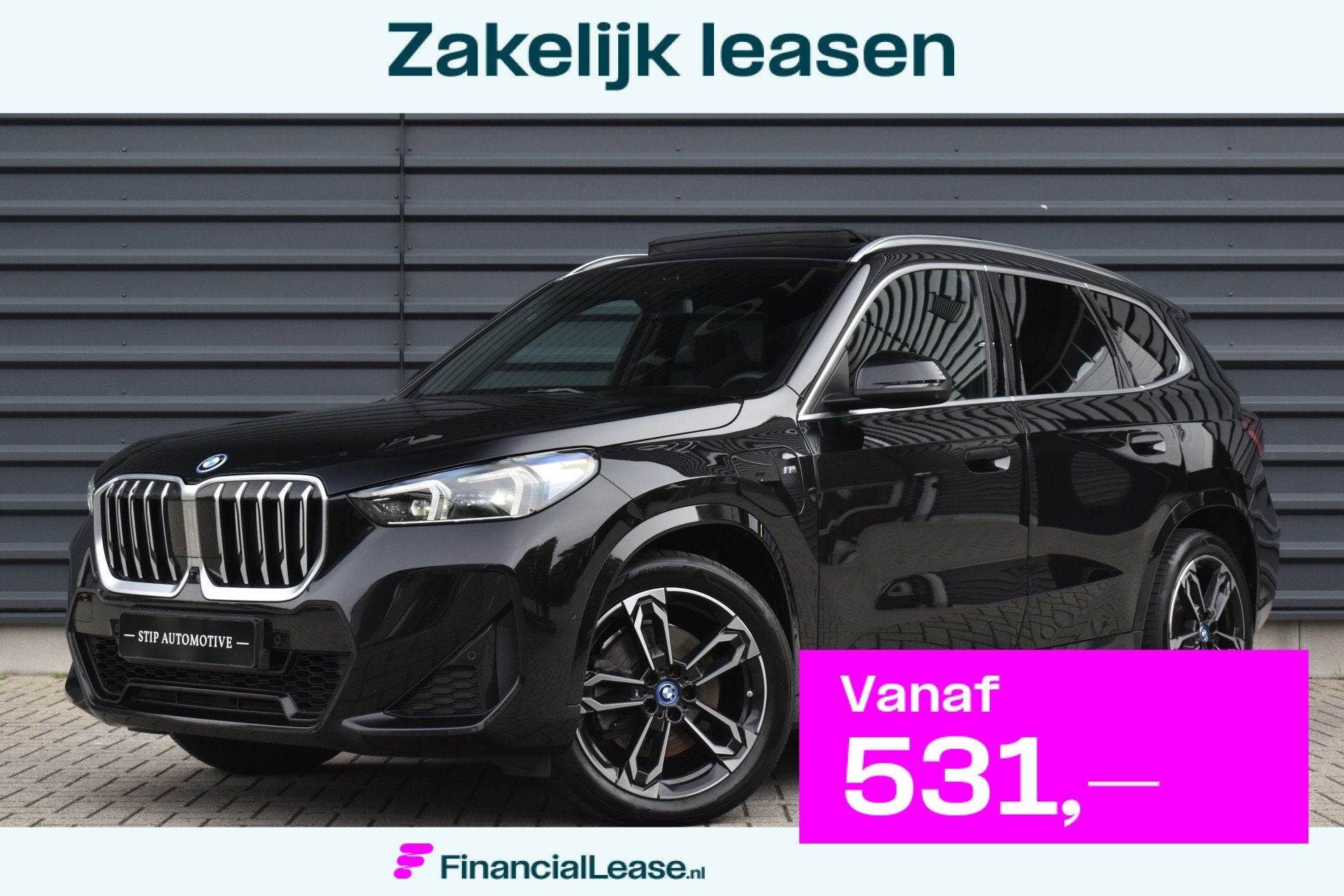 BMW X1 xDrive30e M Sport | Pano | Trekhaak | Harman/Kardon |, Zwart, 16 kWh, Plug-in hybride, Hybride Elektrisch/Benzine
