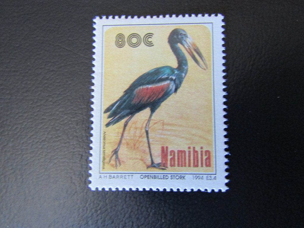 Postzegel Vogel: Afrikaanse Gaper uit Namibië, Ophalen of Verzenden, Postfris, Dier of Natuur