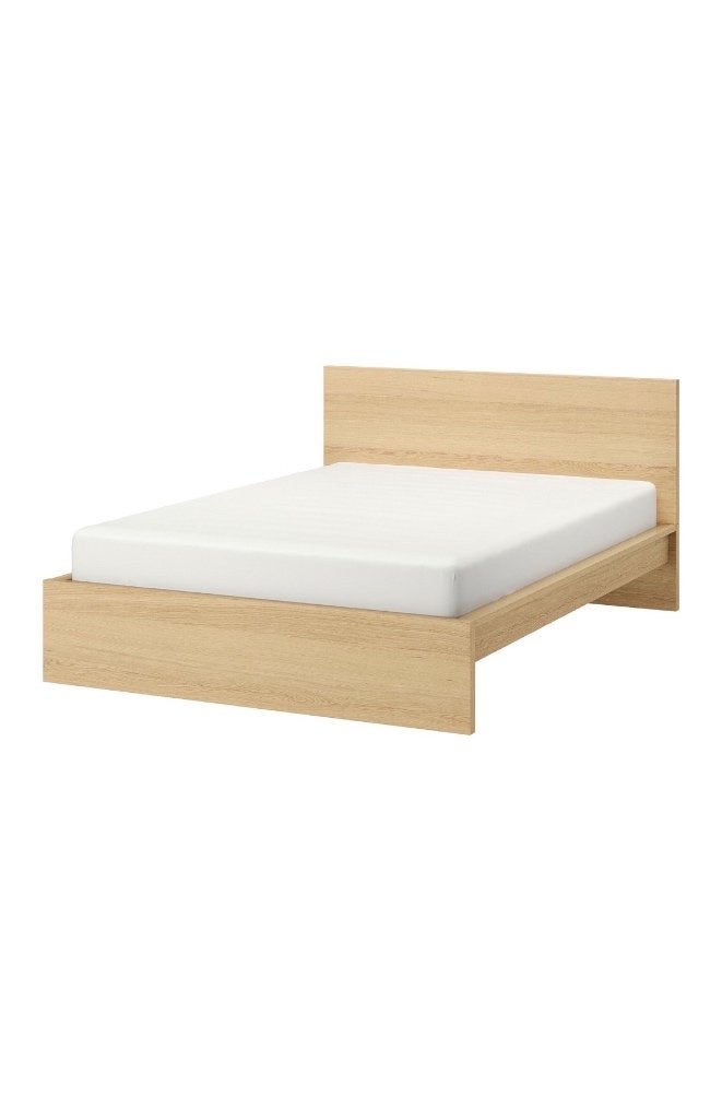 IKEA MALM bed 160x200 cm, Ophalen, Bruin, Tweepersoons, Scandinavisch