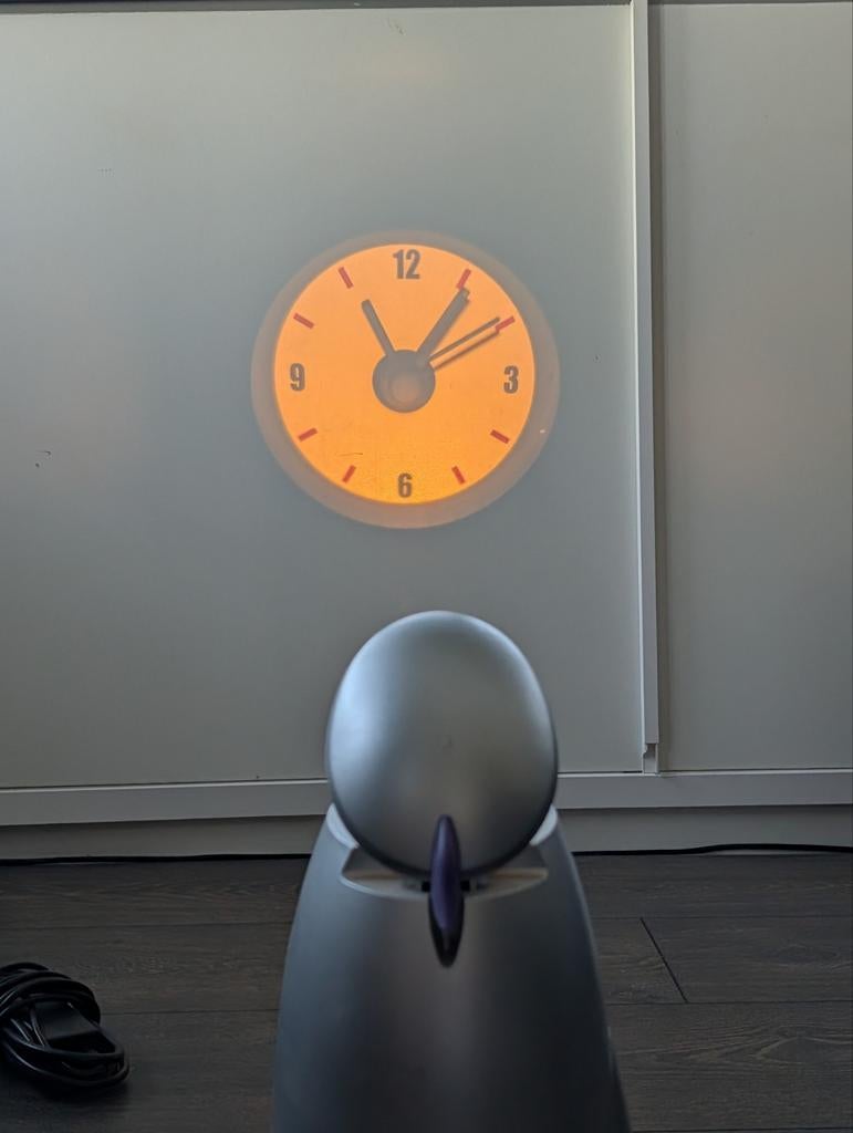Ｖｉｎｔａｇｅ- Leipe Unieke Projectie Klok - Tijd op elke muur!, Ophalen of Verzenden, Wandklok