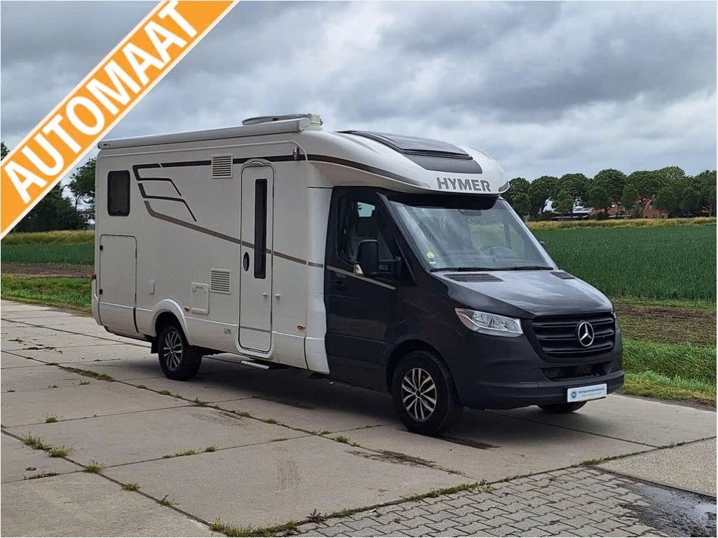 Mercedes Hymer BMC T680 zeer compleet., Caravans en Kamperen, Campers, Automaat, Luifel, Ringverwarming, Tot en met 2