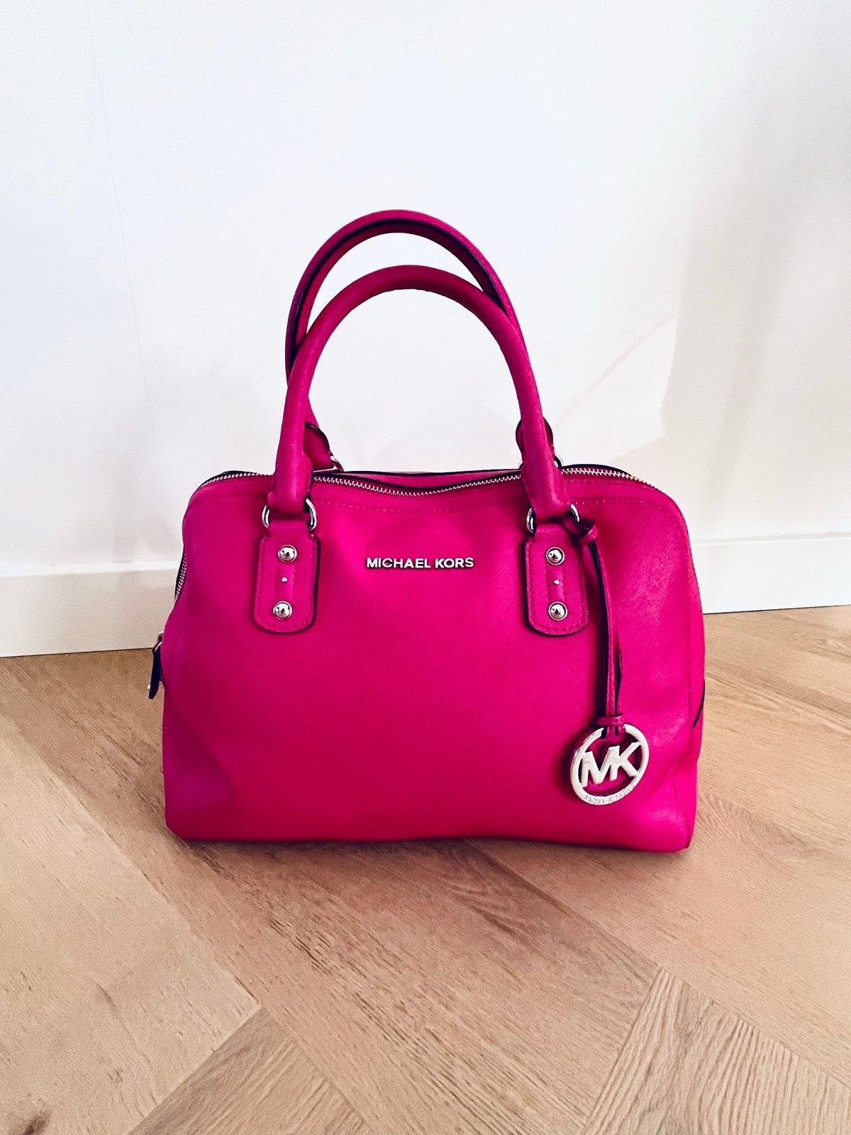 Michael Kors handtas fuchsia roze origineel, Sieraden, Tassen en Uiterlijk, Ophalen of Verzenden, Gebruikt, Roze, Handtas