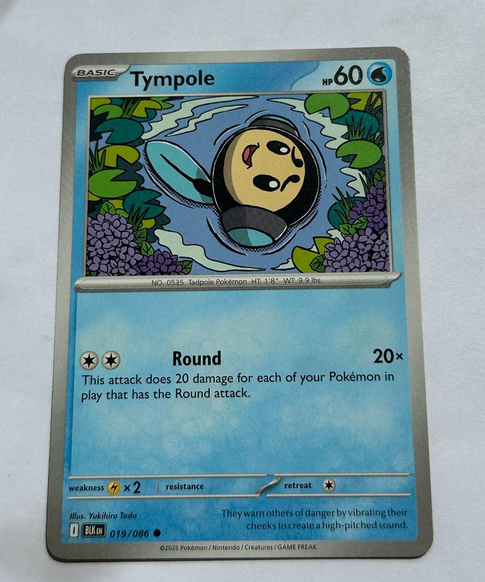 Pokémon kaart Tympole, Ophalen of Verzenden, Zo goed als nieuw