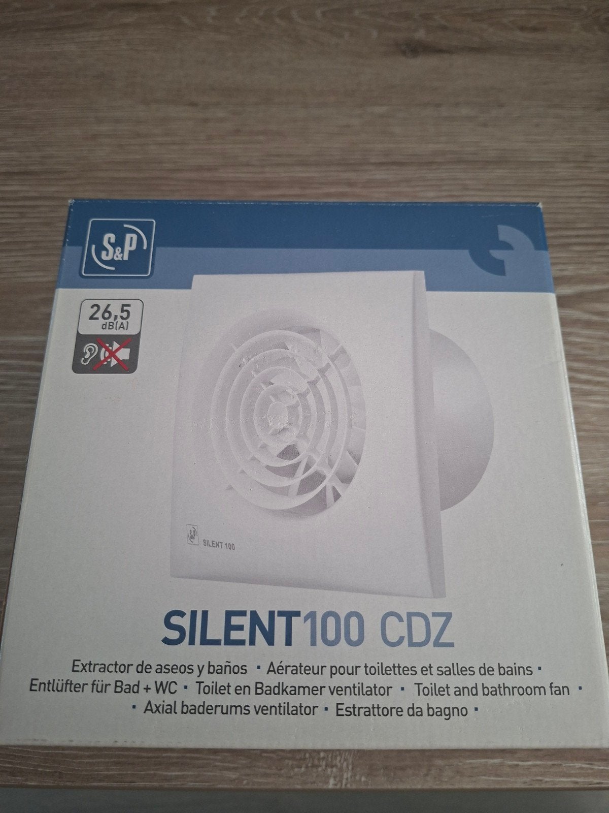 S&P badkamer ventilator 100 CDZ (5x), Ophalen of Verzenden, Nieuw, Ventilator
