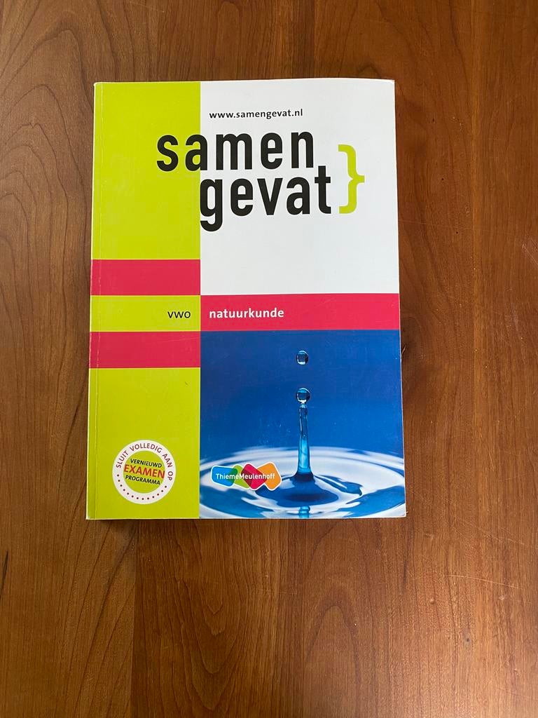 Samengevat VWO natuurkunde, Ophalen of Verzenden, Zo goed als nieuw, VWO, Natuurkunde