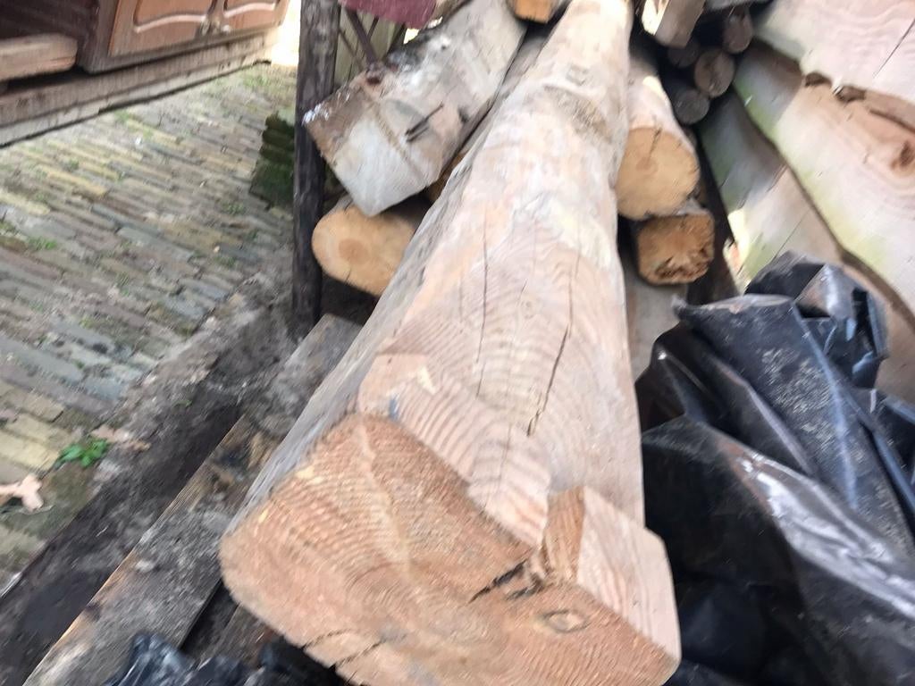 Oude gebinten, Ophalen, Eiken, Balk