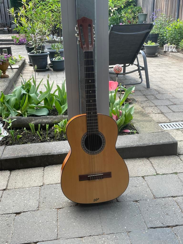 Höfner gitaar met opbergzak, Ophalen, Zo goed als nieuw, Klassieke of Spaanse gitaar