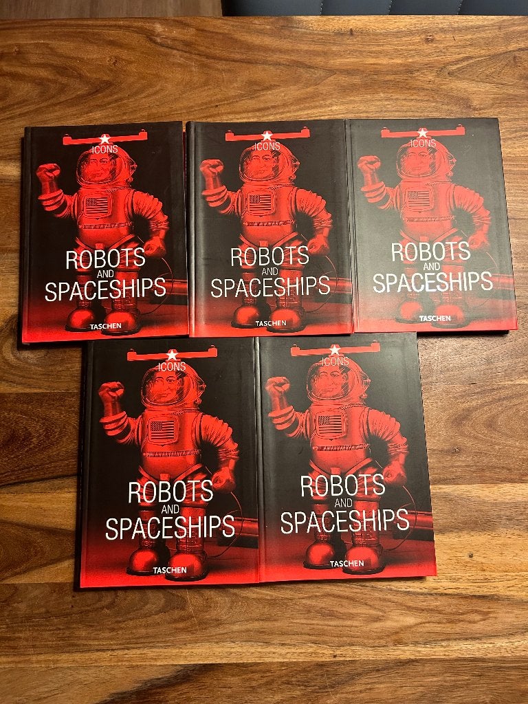 5x boeken over retro/vintage robots (mag ook per stuk), Verzenden, Zo goed als nieuw, Kind en Jeugd