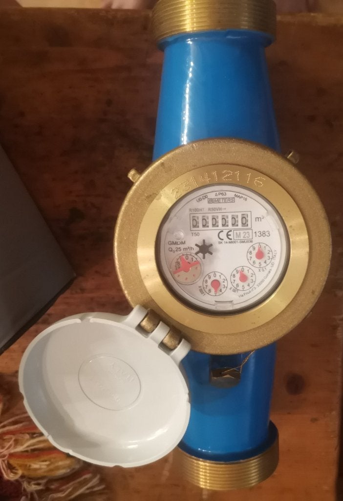 BMeters DN50 GMDM-I  Watermeter +  IWM-PL3 pulsmodule, Ophalen, Nieuw, Koper, Overige typen