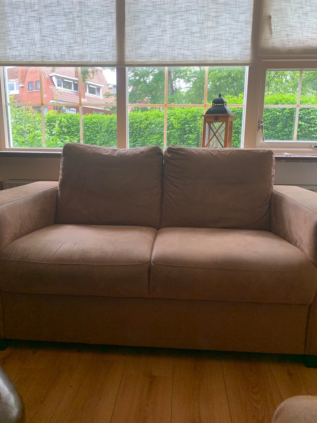 Bankstel en 2 fauteuils, Ophalen, 150 tot 200 cm, Tweepersoons, 75 tot 100 cm