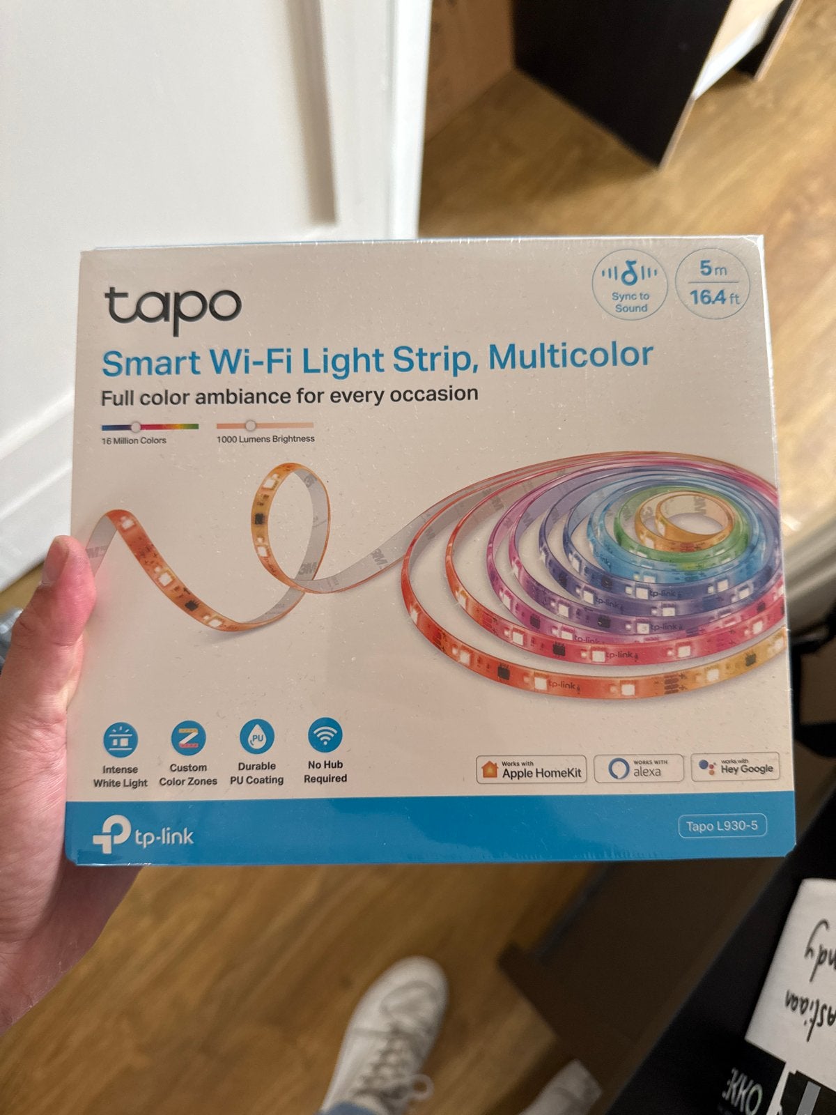 Tapo Smart Wi-Fi LED Strip L930-5, 5m, Multicolor, Nieuw, Overige merken, Verzenden, Meerkleurig, Nieuw