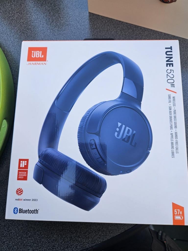 JBL TUNE 520 BT  NIEUW in doos, Audio, Tv en Foto, Koptelefoons, Ophalen of Verzenden, Nieuw, Bluetooth