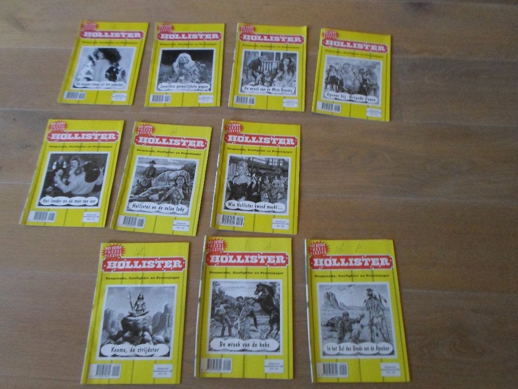 10 western Hollister boekjes, Boeken, Ophalen of Verzenden, Gelezen
