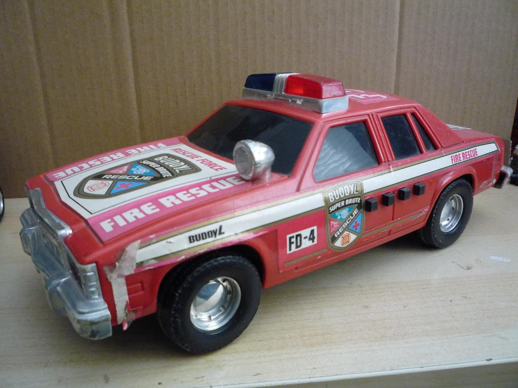 Grote Chevrolet Fire Chief Car USA Buddy L 1983, Verzamelen, Ophalen of Verzenden, Gebruikt