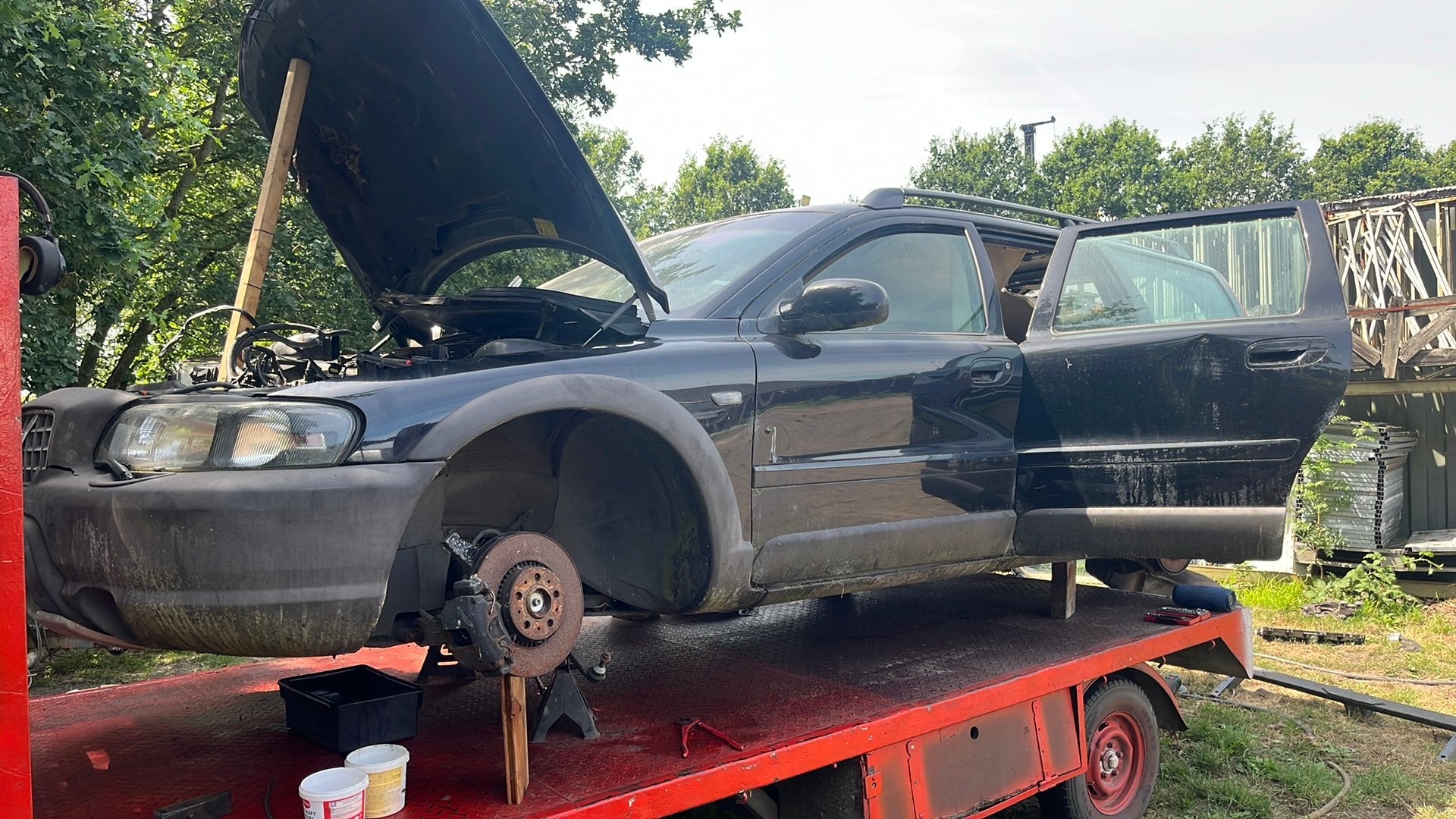 Volvo V 70 onderdelen radiateur trekhaak, Ophalen, Volvo