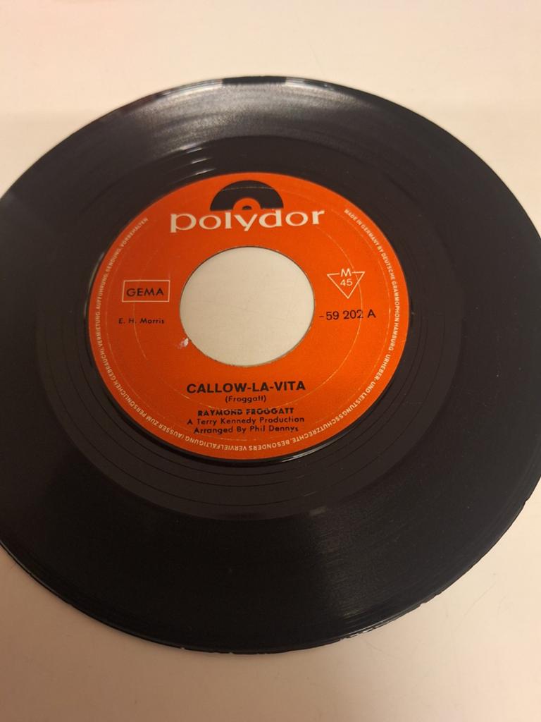 Raymond Froggatt - Callow la Vita, 1968., Verzenden, 1960 - 1969, 7 inch