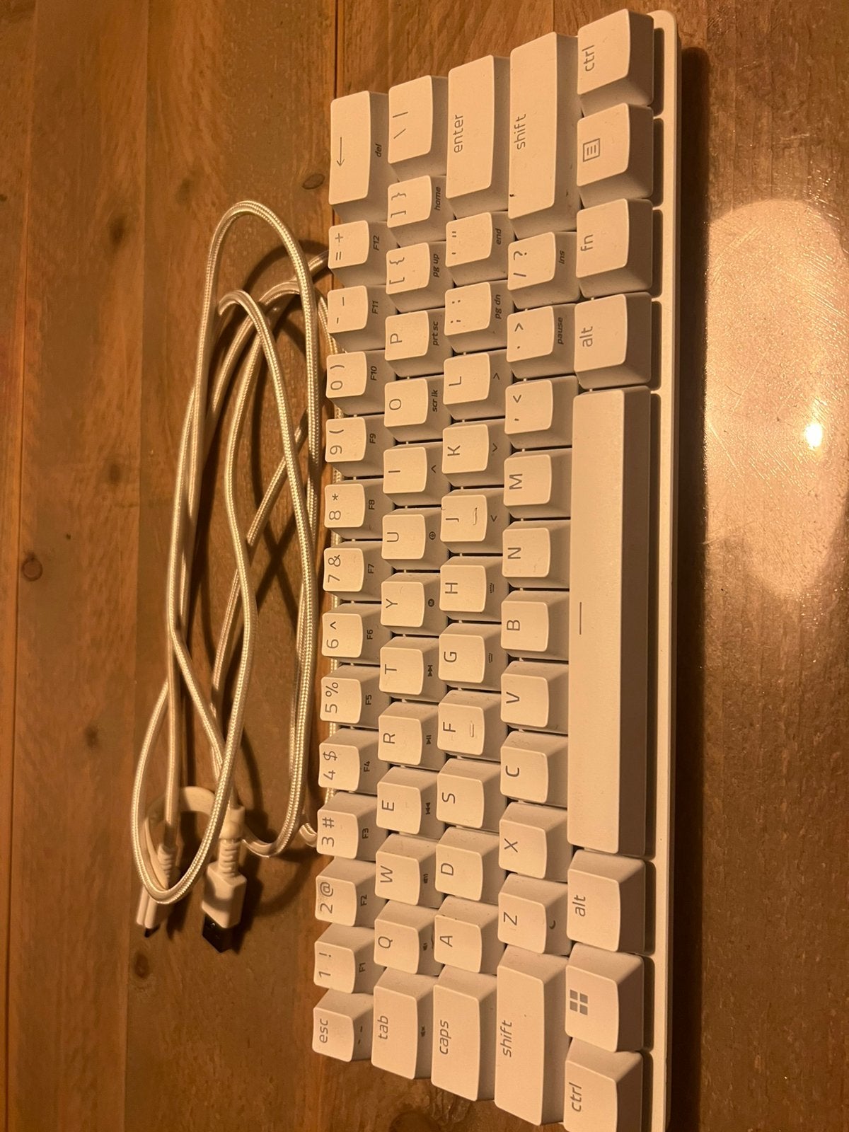 Razer huntsman mini (red cherry), Computers en Software, Toetsenborden, Ophalen, Gaming toetsenbord, Zo goed als nieuw, Qwerty