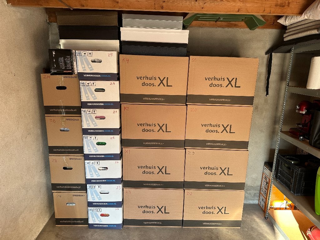 80 extra sterke verhuisdozen, Ophalen, Doos, 40 tot 60 cm, 50 tot 75 cm