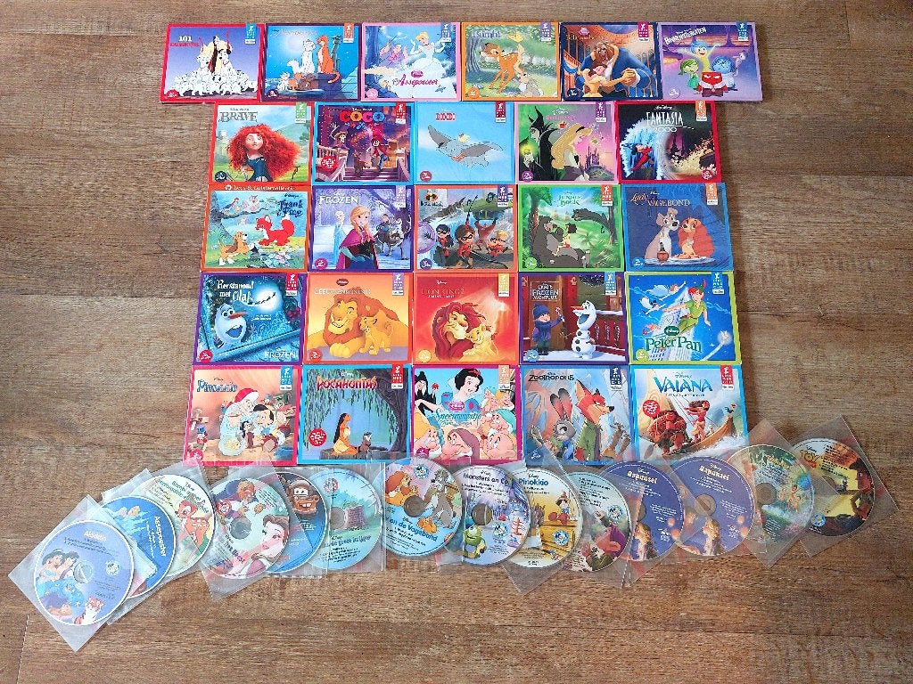 26 Disney Lees Mee CD's + 13 Disney Boekenclub CD's, Overige typen, Ophalen of Verzenden, Verhaal of Sprookje, Nieuw in verpakking
