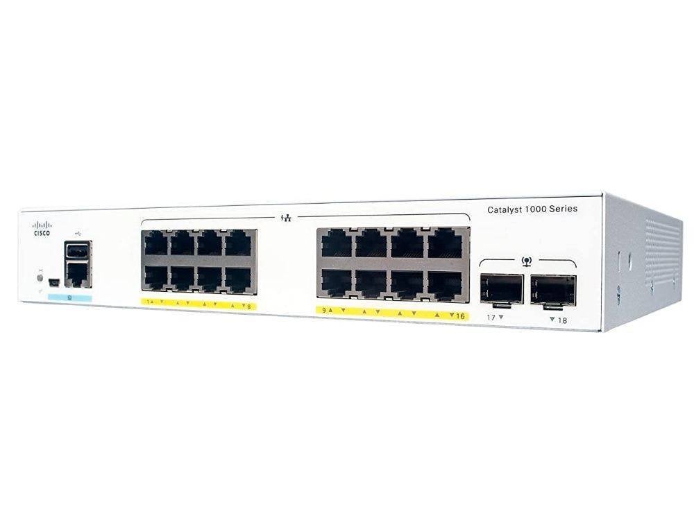 Cisco Catalyst C1000-16P-2G-L te koop, Computers en Software, Netwerk switches, Ophalen of Verzenden, Gebruikt