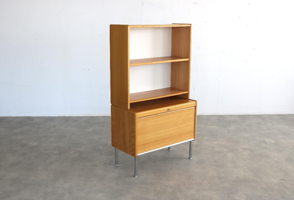vintage archiefkast | boekenkast | Zweeds, ., Overige houtsoorten, ., 150 tot 200 cm