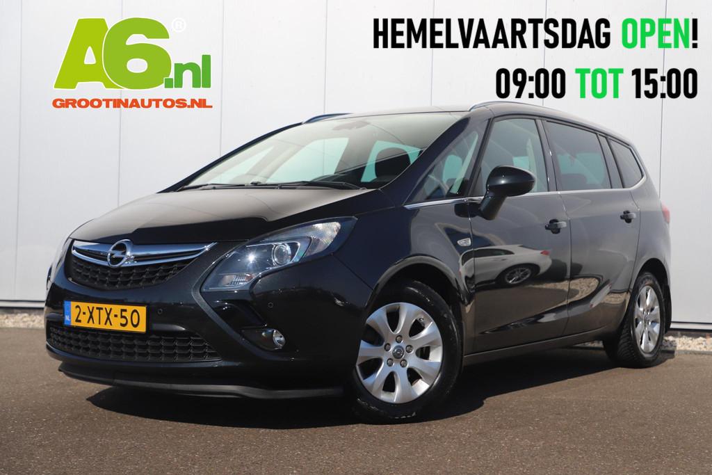 Opel Zafira Tourer 1.4 Business+ 140PK Automaat Trekhaak Nav, Euro 5, Gebruikt, 4 cilinders, Met garantie (alle)