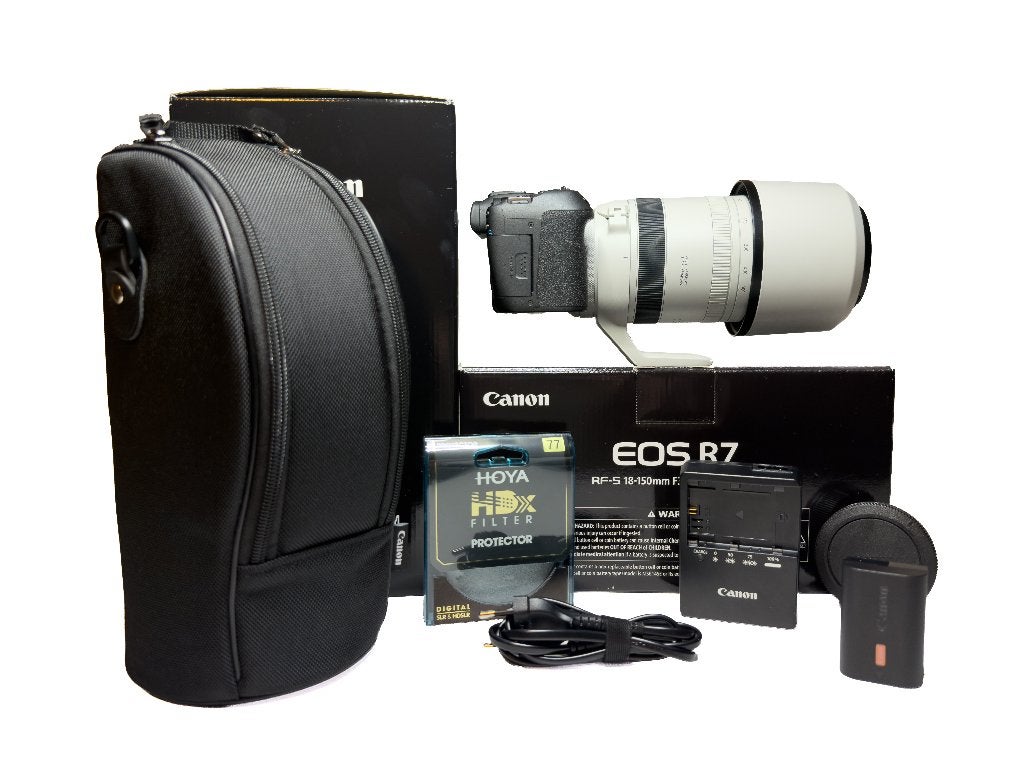 Canon R7 + RF 100-500mm F4.5-7.1 L IS USM + 18-45mm, Ophalen, Bluetooth, Canon, 32 megapixels