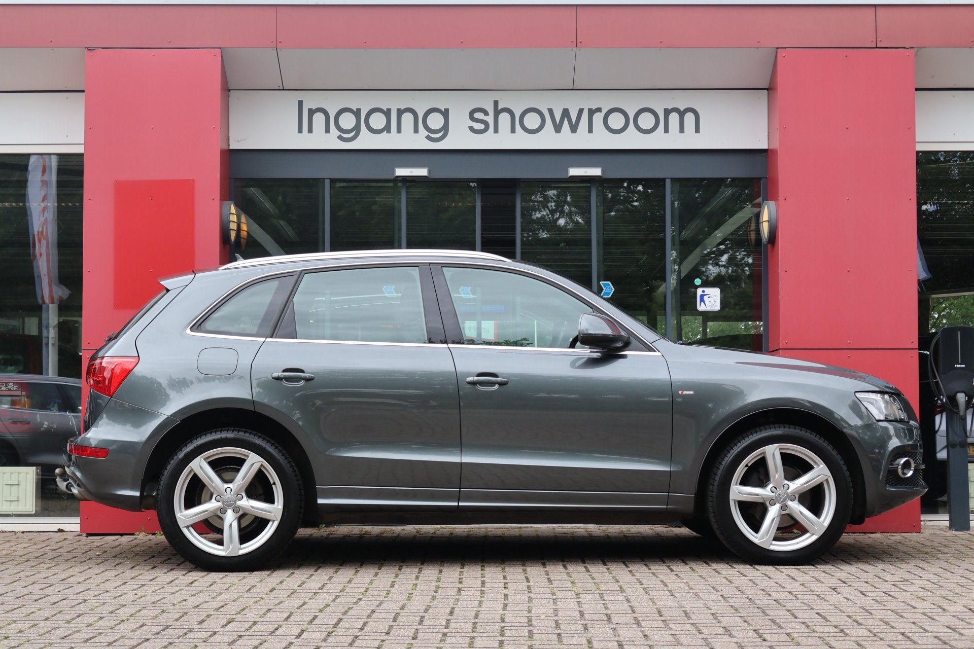 Audi Q5 2.0 TFSI Quattro Pro Line | S-Line | Leder | Trekhaa, Auto's, Automaat, Gebruikt, 4 cilinders, Leder