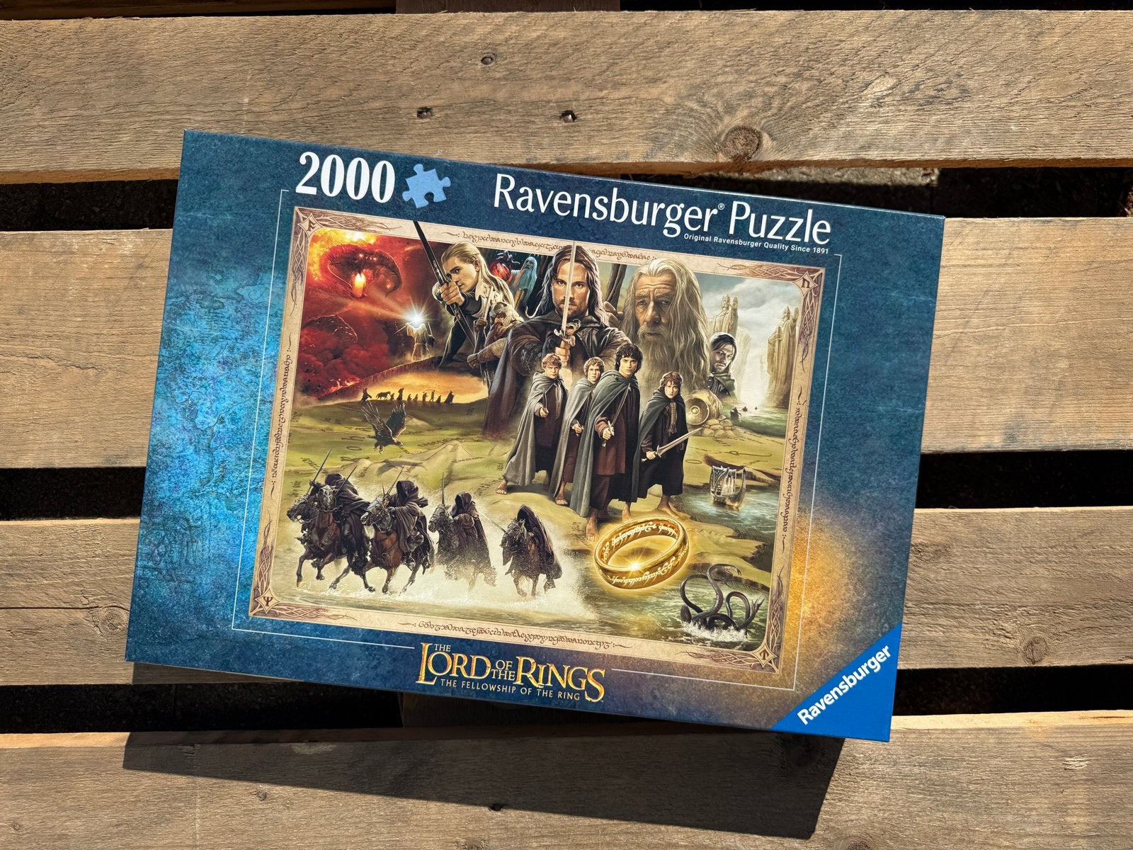 Lord of the Rings Ravensburger Legpuzzel 2000 stukjes, Ophalen of Verzenden, Meer dan 1500 stukjes, Nieuw, Legpuzzel