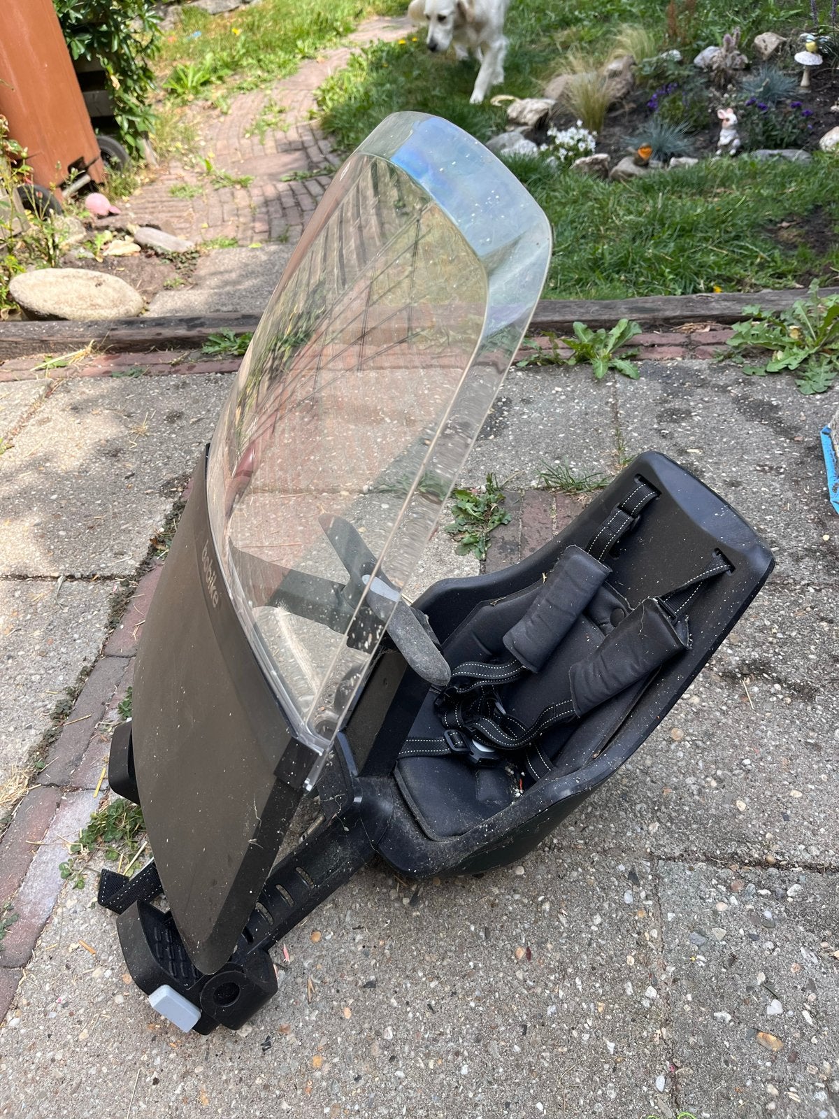 Bobike voorzitje met windscherm, Ophalen, Gebruikt, Voorzitje