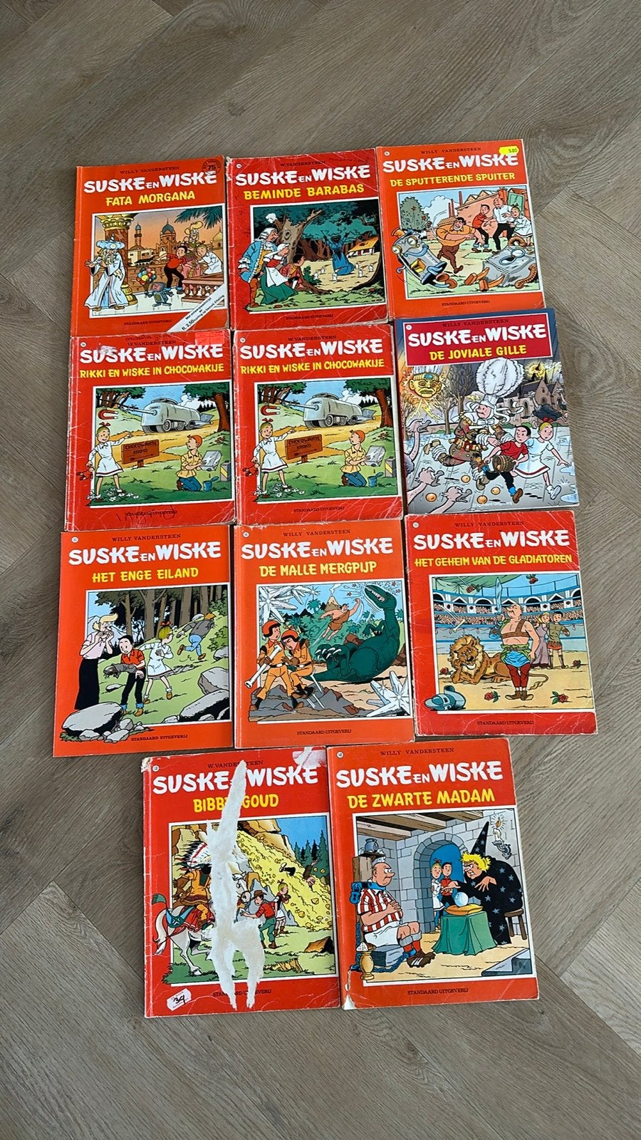 Suske en Wiske stripboeken - 11 verschillende titels, Boeken, Meerdere stripboeken, Ophalen of Verzenden, Gelezen