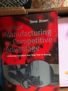 Steve Brown Strategic Manufacturing f. Competitive Advantage, Steve Brown, Zo goed als nieuw, Beta, HBO