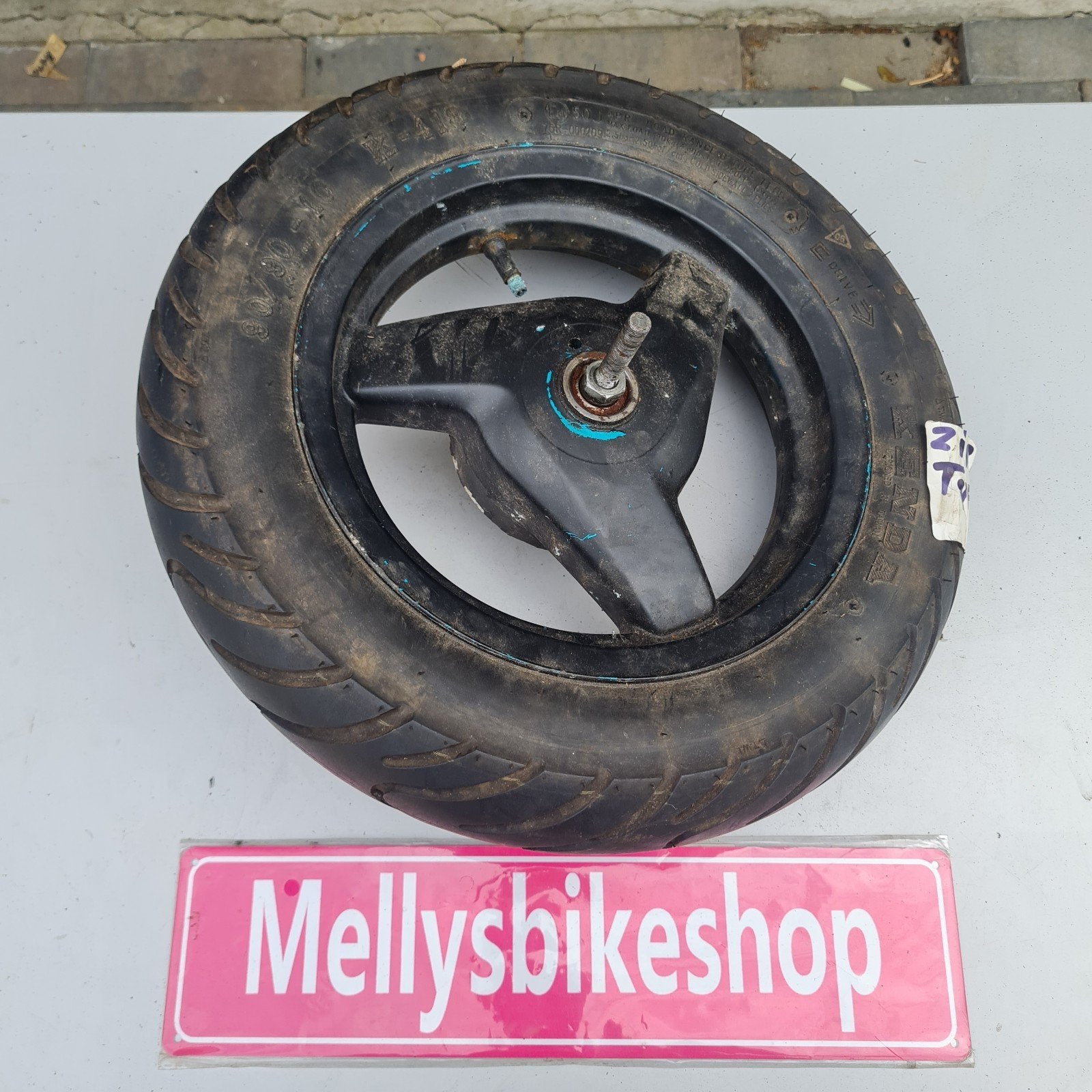 Piaggio zip type 1 voorvelg met band, Ophalen of Verzenden, Piaggio, Info@piaggio.it, Italie